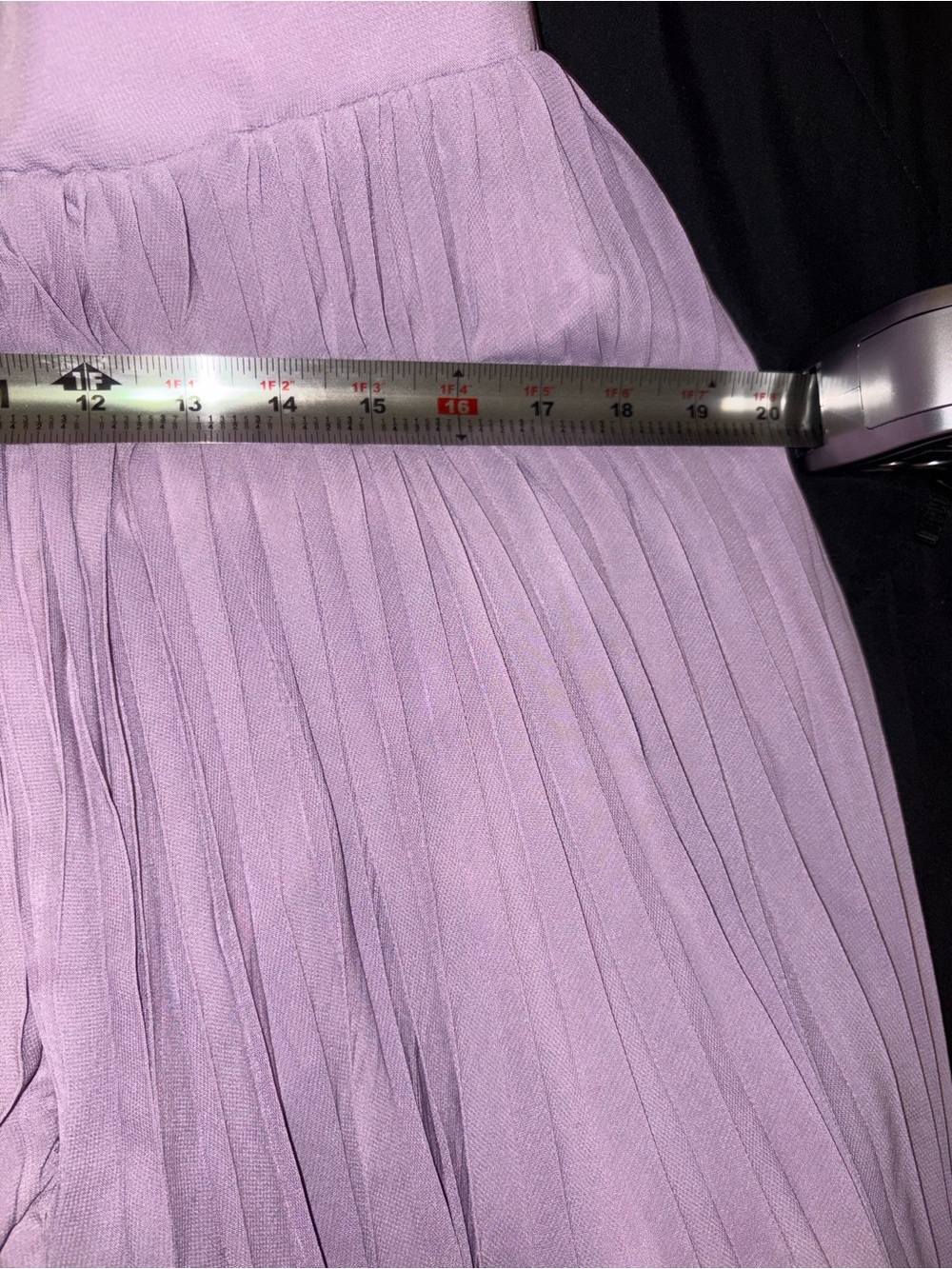 Lavender Sleeveless Pleated Maxi Dress - Picture 5 of 10